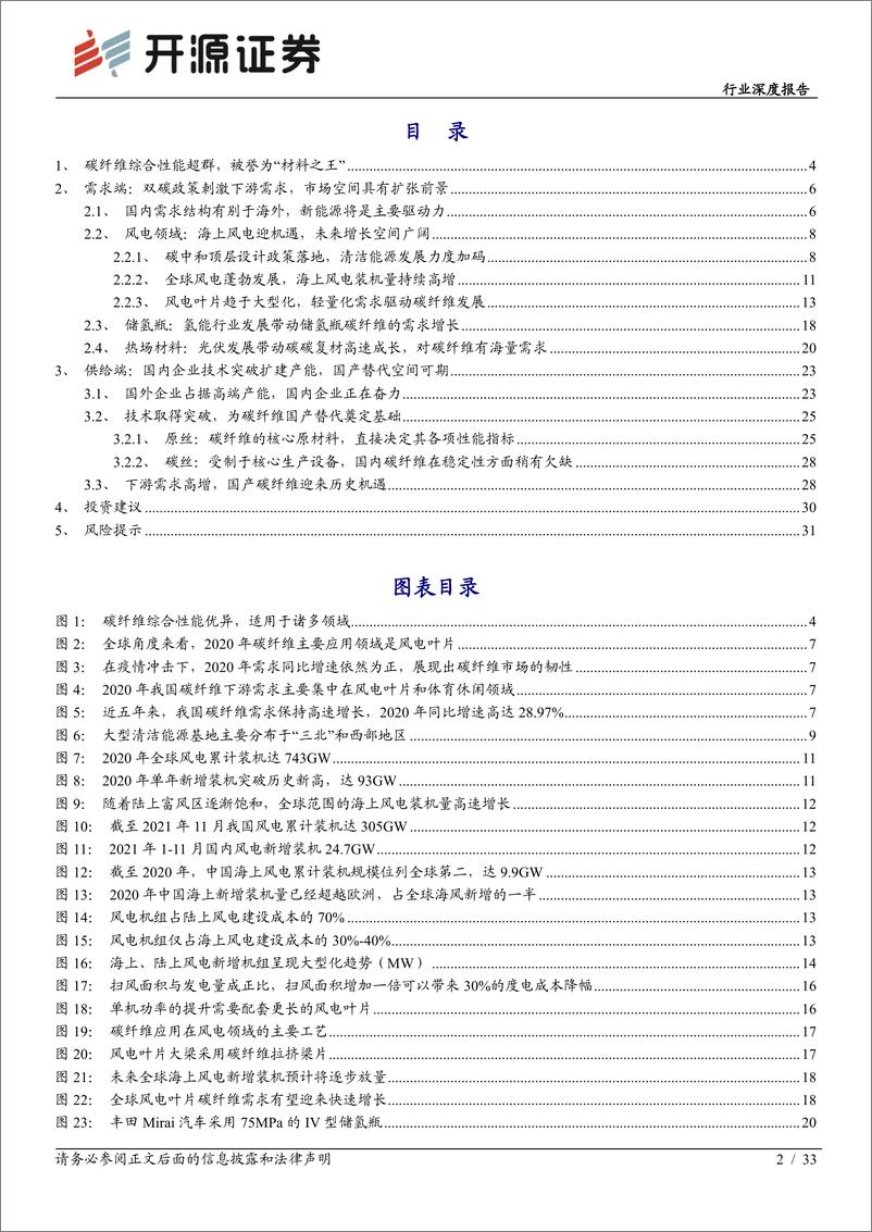 《建筑材料行业深度报告：风电等新能源势起，碳纤维前景广阔》 - 第2页预览图