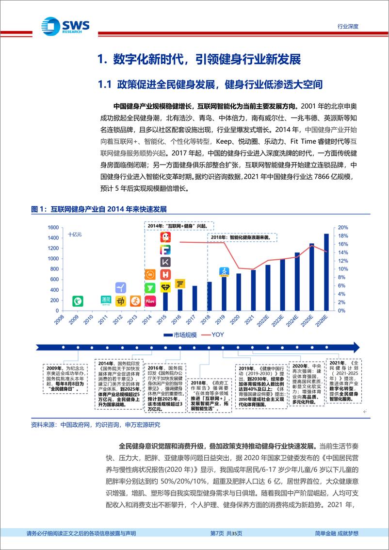 《从Keep看互联网智能化健身行业发展：全民健身，智能风起》 - 第7页预览图