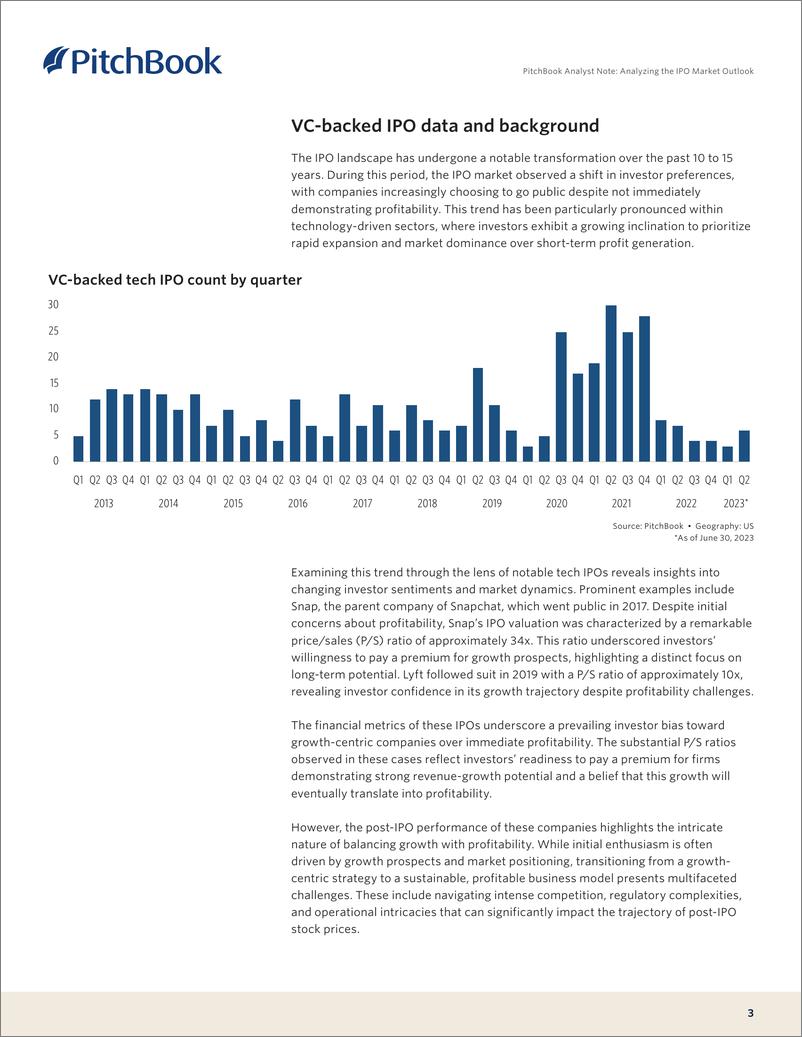 《PitchBook分析师注：分析IPO市场前景（英）-2023-12页》 - 第4页预览图