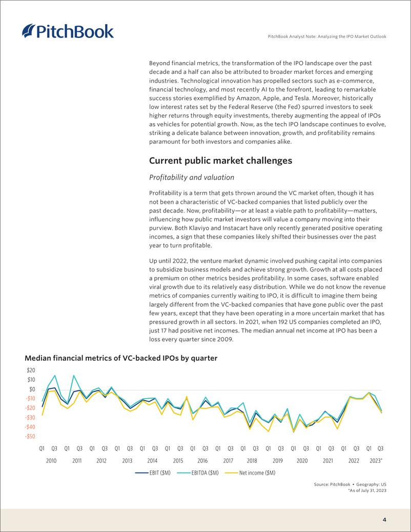 《PitchBook分析师注：分析IPO市场前景（英）-2023-12页》 - 第5页预览图