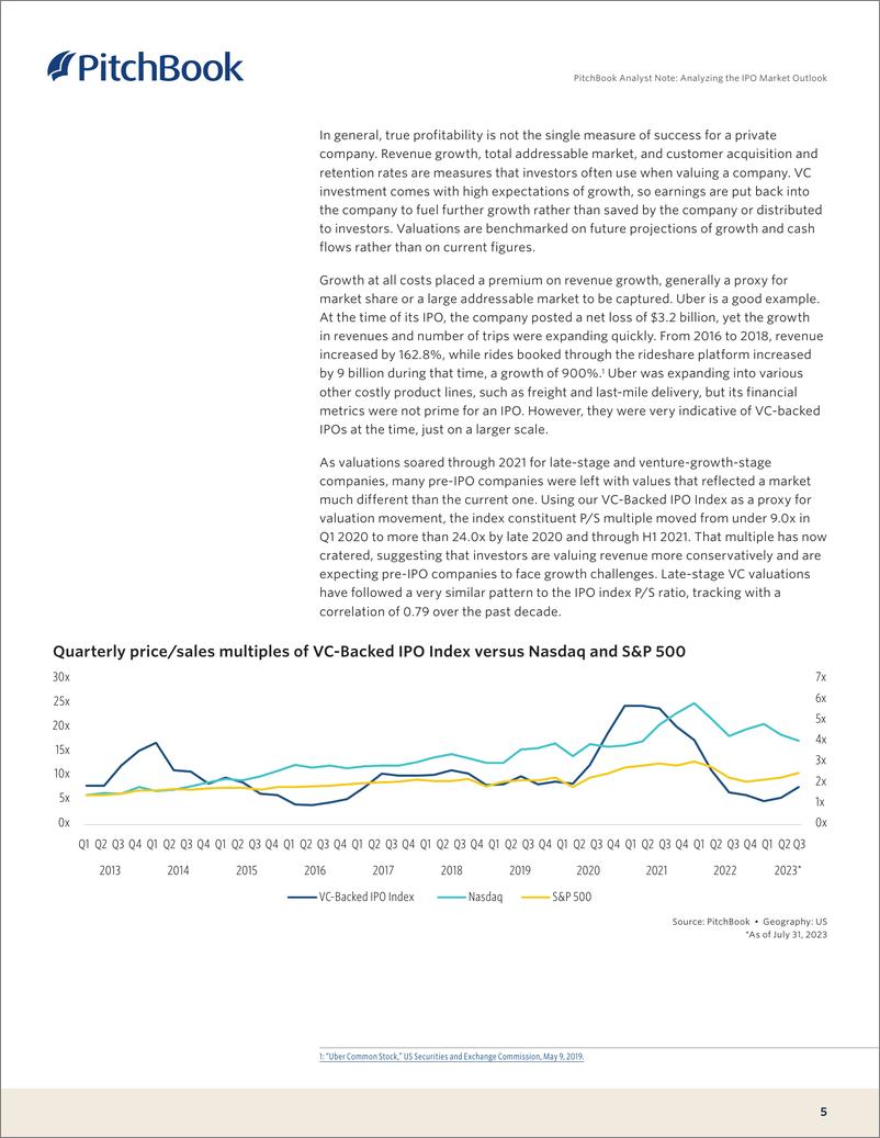 《PitchBook分析师注：分析IPO市场前景（英）-2023-12页》 - 第6页预览图