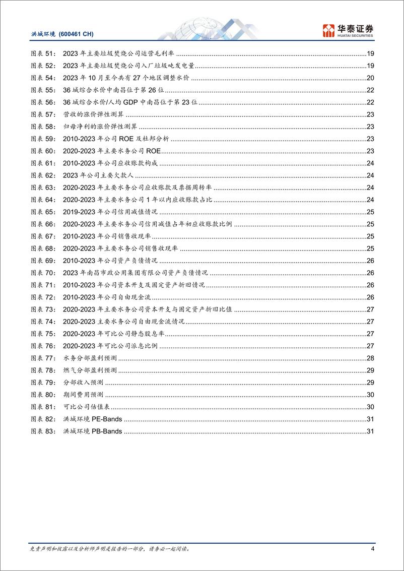 《洪城环境(600461)涨价弹性／高ROE／高分红，或重塑估值-240716-华泰证券-35页》 - 第4页预览图