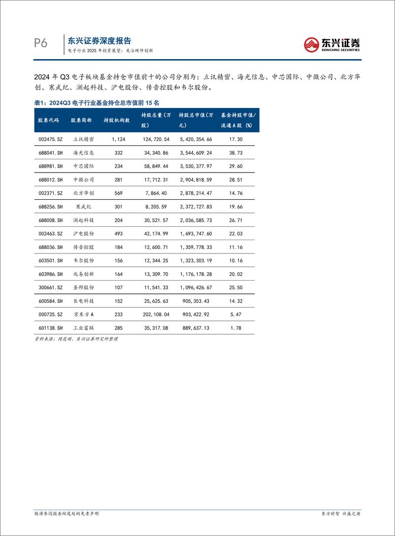 《电子行业2025年投资展望：关注硬件创新-241218-东兴证券-26页》 - 第6页预览图