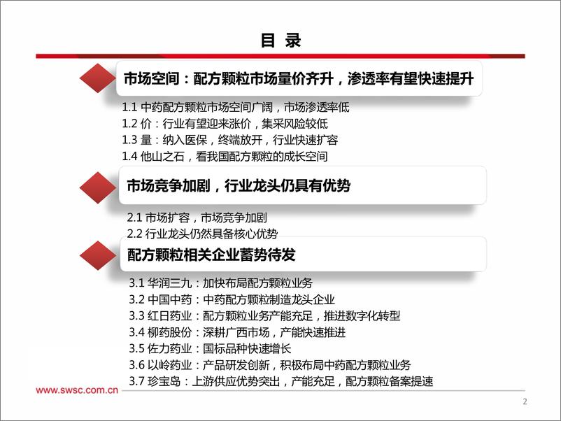 《医药行业中药配方颗粒专题：国标切换加速，行业迎来发展拐点-20221026-西南证券-47页》 - 第4页预览图