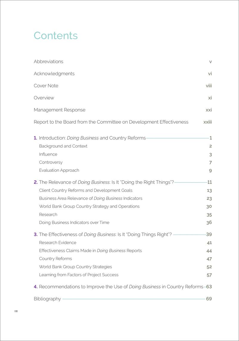 《世界银行-2010-20财年营商指标使用的发展有效性——独立评估（英）-2022.3-319页》 - 第5页预览图