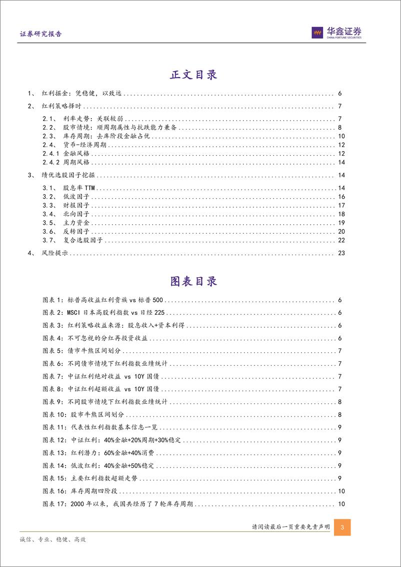 《鑫量化之十四：红利策略投资指南，如何择时？怎么选股？-20230816-华鑫证券-25页》 - 第4页预览图