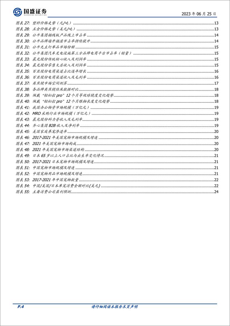《轻工消费行业2023年中期策略：把握结构性复苏，优选消费升级、布局价值白马-20230625-国盛证券-25页》 - 第5页预览图