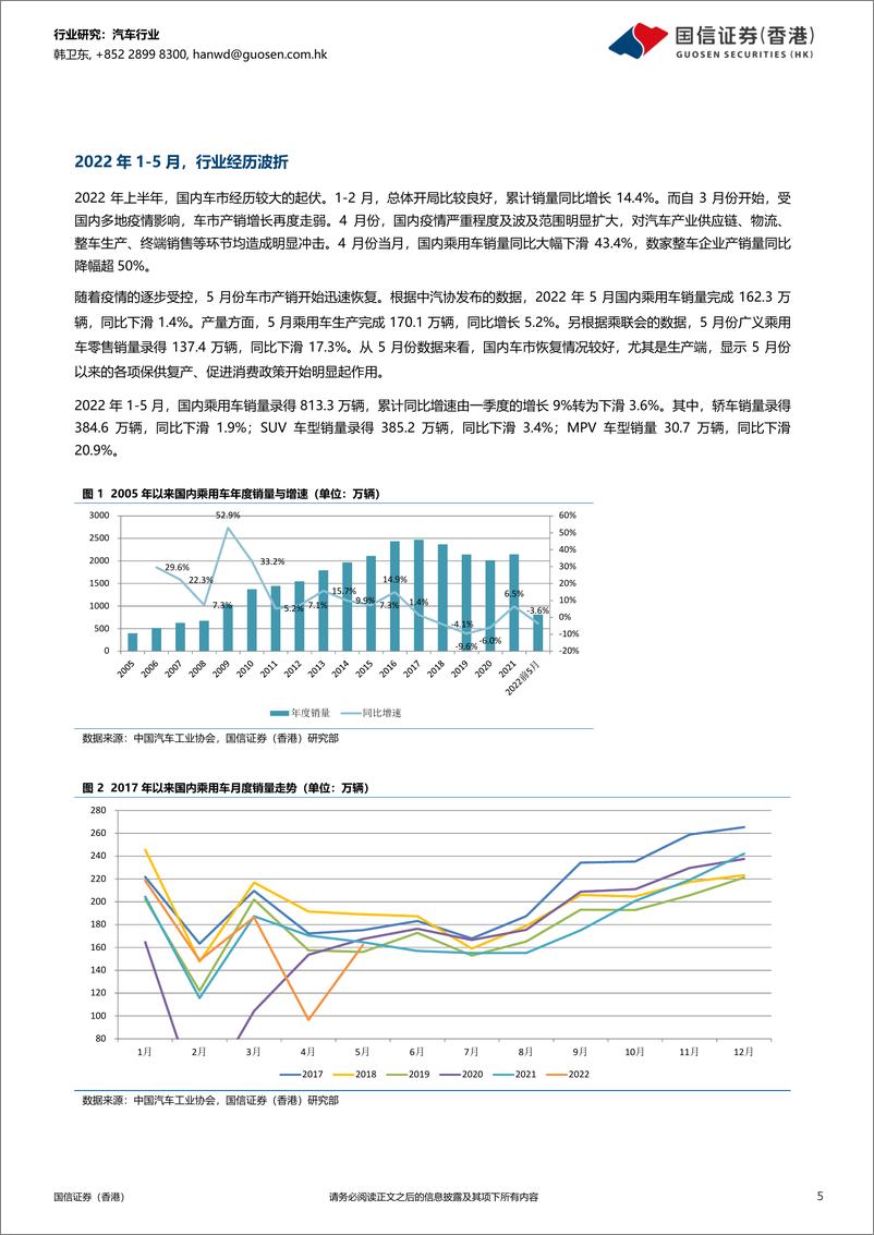 《汽车行业2022年中期投资策略：持续回暖确定性强，车企盈利能力将回升-20220614-国信证券（香港）-18页》 - 第6页预览图