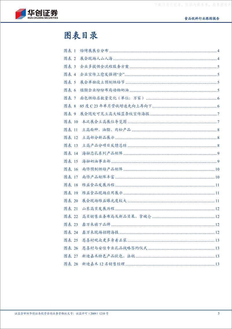 《华创证券-食品饮料行业跟踪报告：第25届国际焙烤展反馈专题，产业热度空前，龙头积极作为-230605》 - 第3页预览图