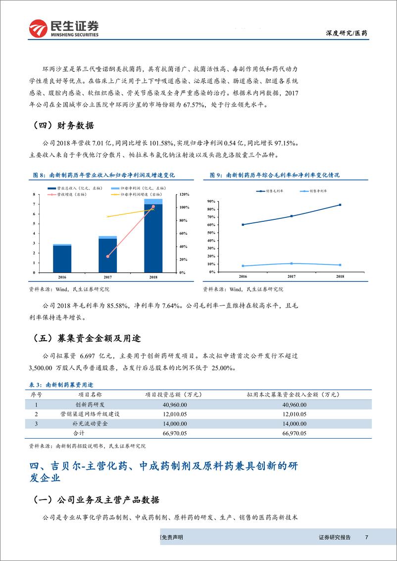 《医药行业科创板生物医药公司系列研究第10期：本期新增3家企业，创新属性突出-20190701-民生证券-18页》 - 第8页预览图