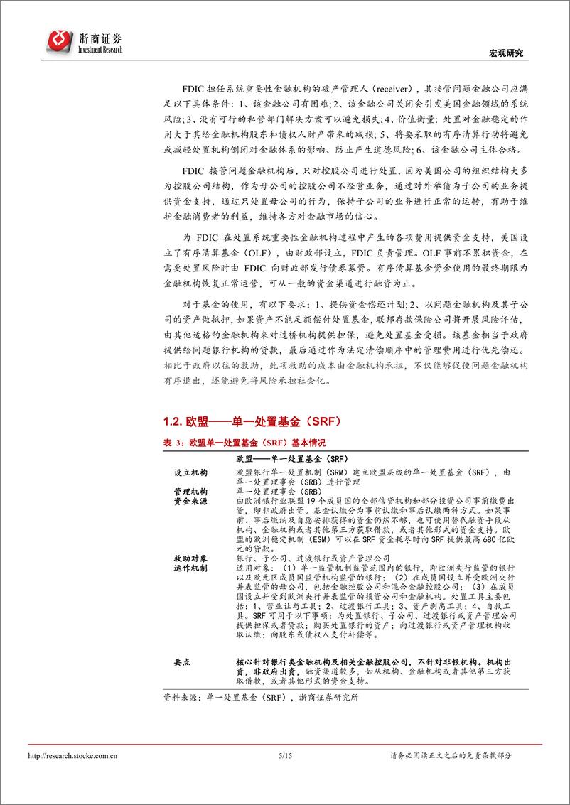 《金融稳定保障基金的国际借鉴与中国实践走向何方？-20220402-浙商证券-15页》 - 第6页预览图