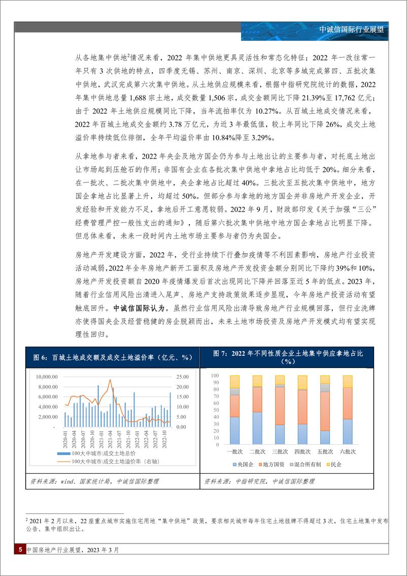 《中诚信-中国房地产行业展望（2023年3月）-22页》 - 第6页预览图