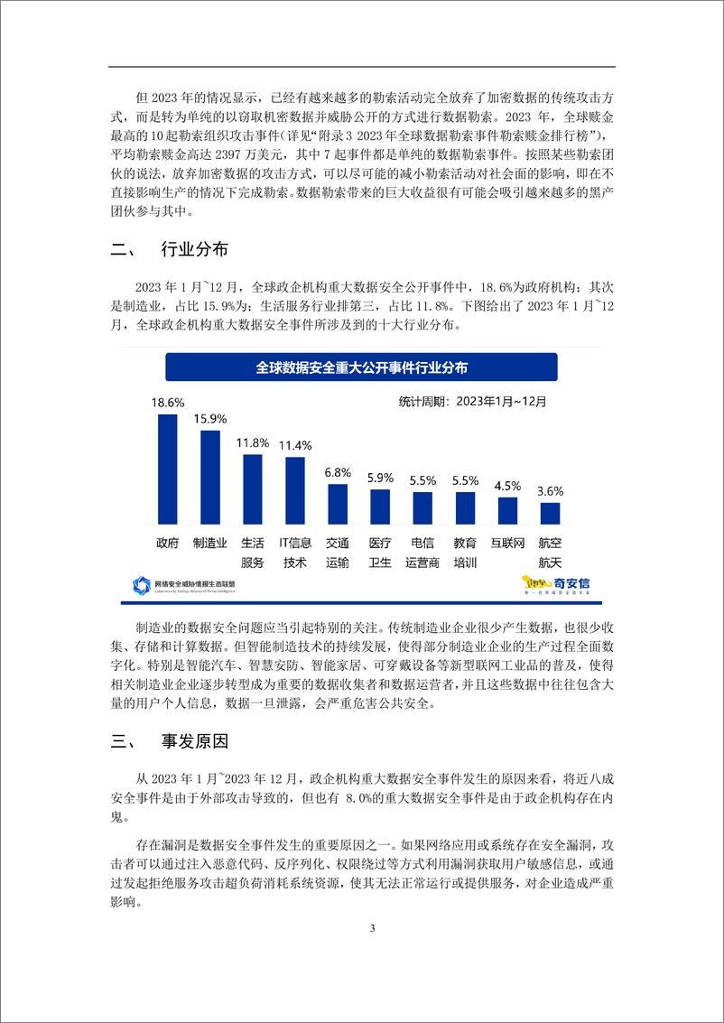 《天际友盟：2023中国政企机构数据安全风险分析报告》 - 第8页预览图