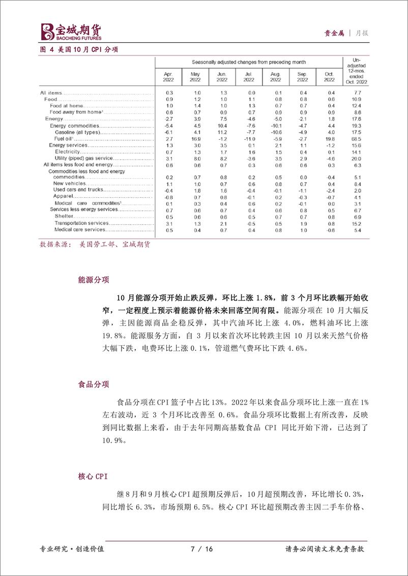 《贵金属月报：贵金属，年末有望反转-20221128-宝城期货-16页》 - 第8页预览图