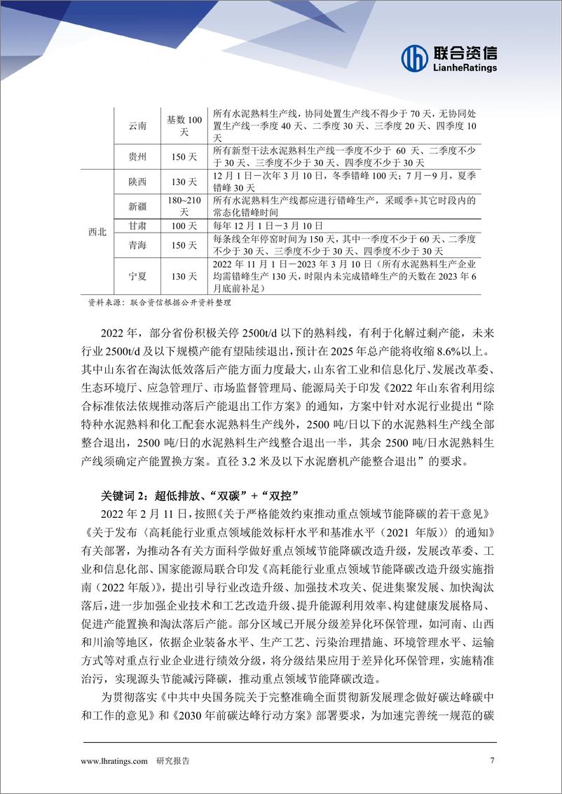 《联合资信-2022年水泥行业信用风险总结与展望-15页》 - 第8页预览图