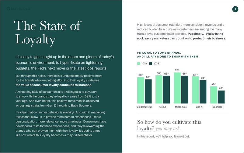《2024年全球客户忠诚度现状及培养策略报告_英_》 - 第3页预览图