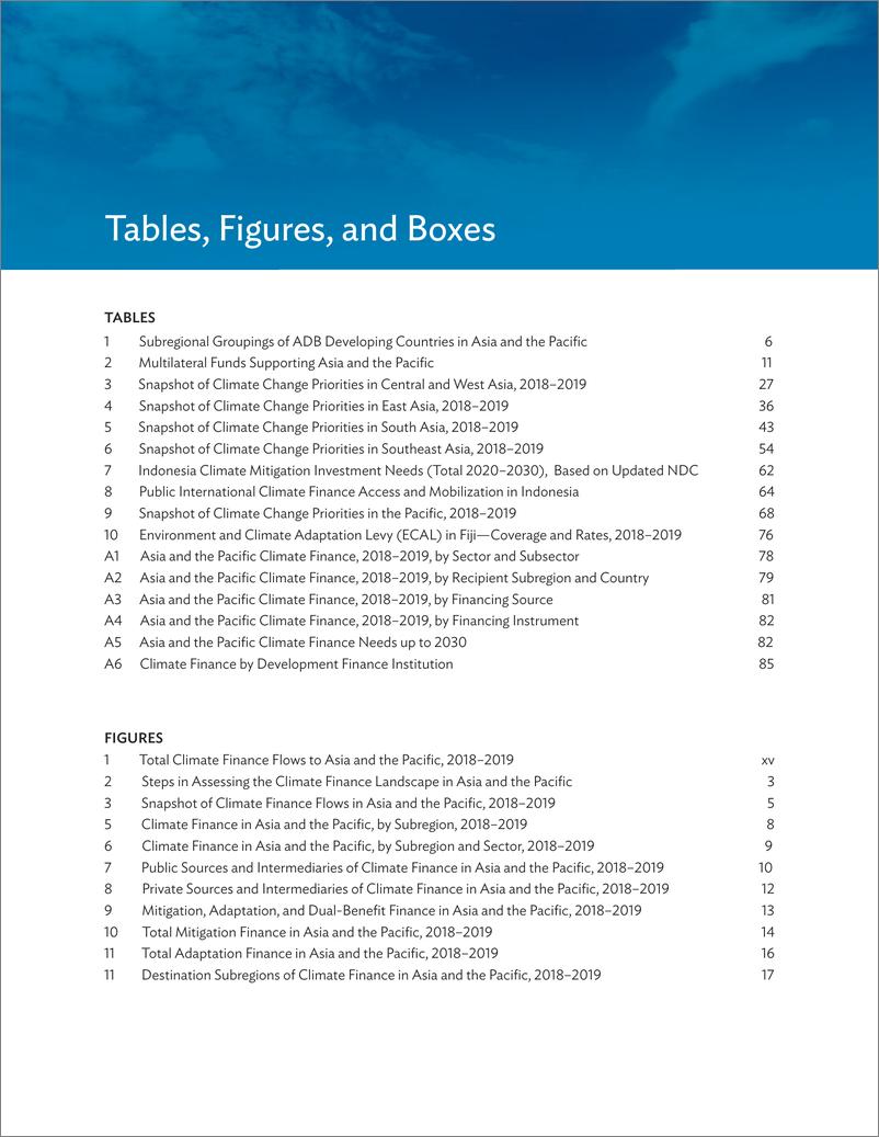 《亚开行-亚洲及太平洋气候金融格局（英）-2023.8-115页》 - 第6页预览图