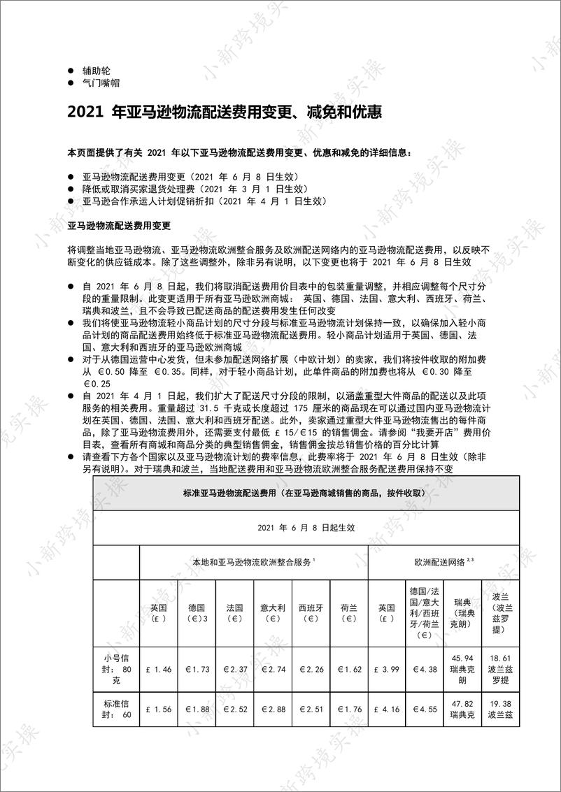 《2021亚马逊-欧洲站开店、佣金及物流费用明细》 - 第4页预览图