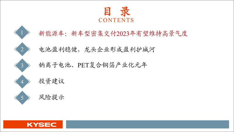 《电动车行业2023年度投资策略：汽车电动化趋势延续，电池新技术即将产业化-20221120-开源证券-45页》 - 第4页预览图