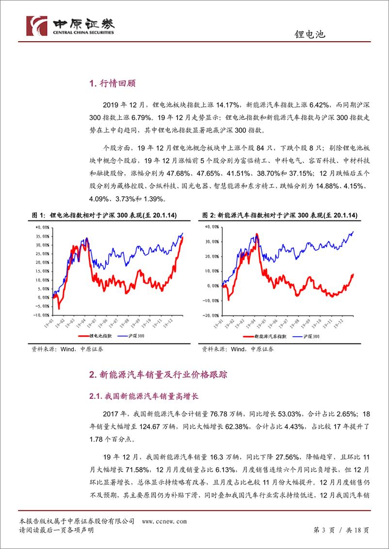《锂电池行业月报：全年销量略降，行业偏暖持续关注-20200114-中原证券-18页》 - 第4页预览图