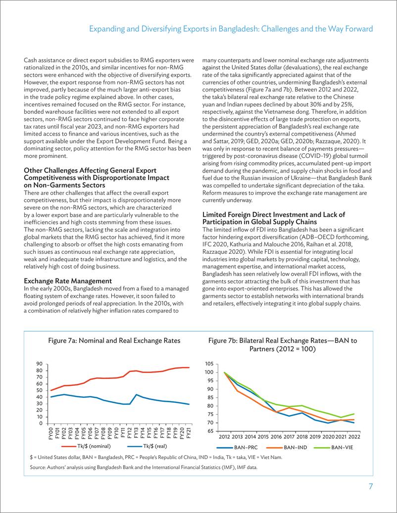 《孟加拉国扩大和多样化出口：挑战和前进道路（英）-2024-13页》 - 第7页预览图