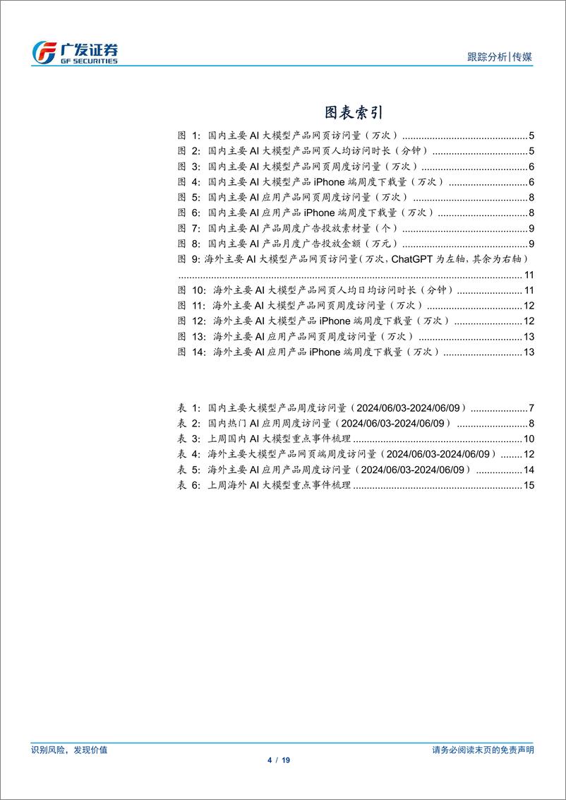 《传媒行业：ChatGPT及豆包流量增长，关注模型能力提升对产品的催化-240616-广发证券-19页》 - 第4页预览图