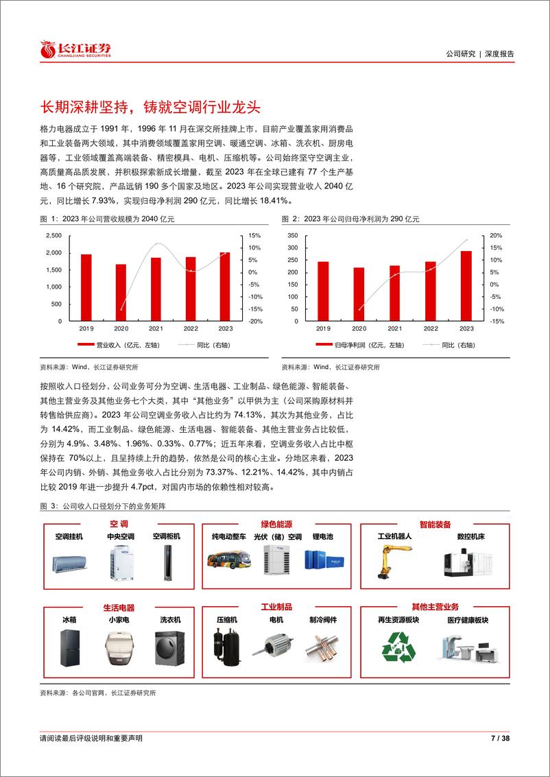 《长江证券-格力电器-000651-初心如磐_奋楫笃行》 - 第7页预览图