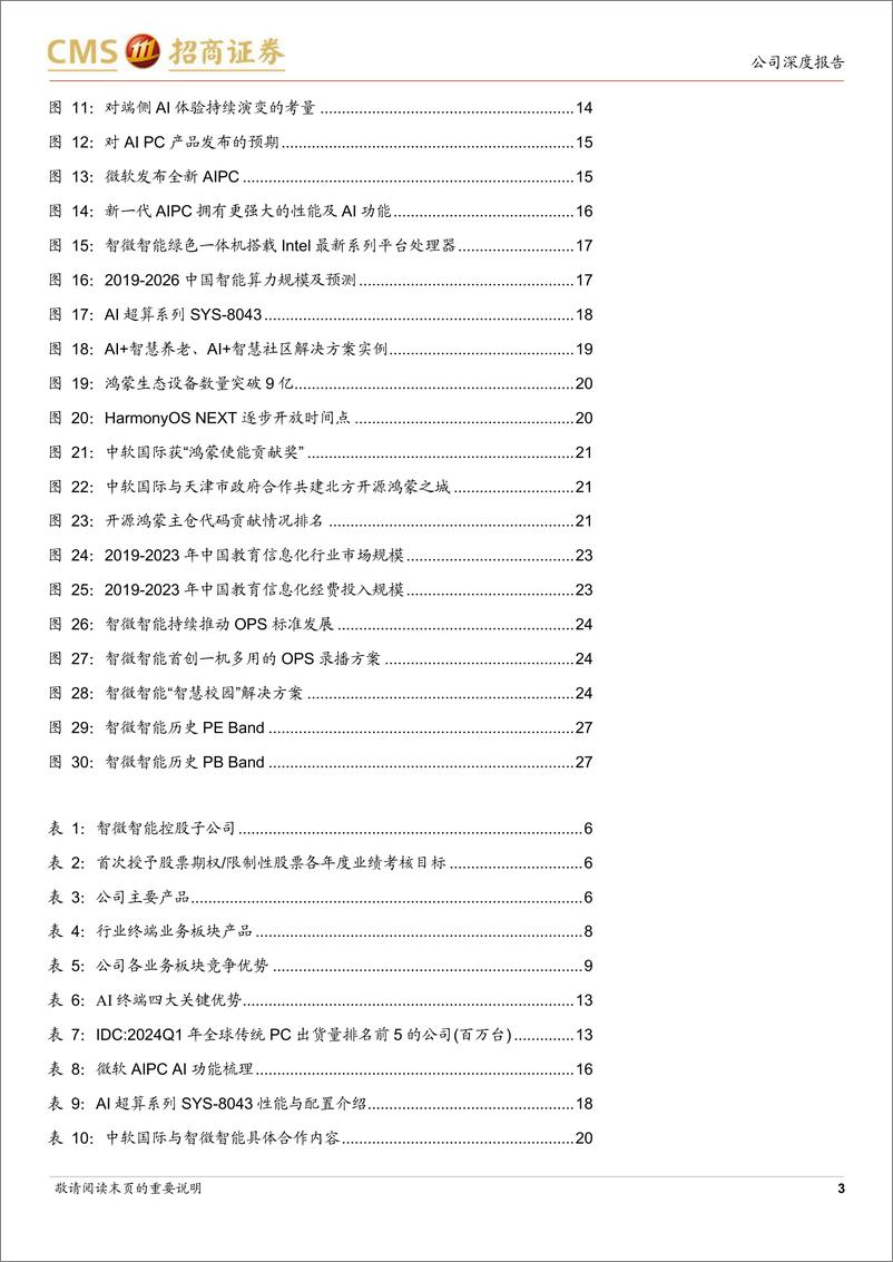 《智微智能(001339)物联网硬件底座厂商，积极推进智能终端AI化升级-240721-招商证券-29页》 - 第3页预览图