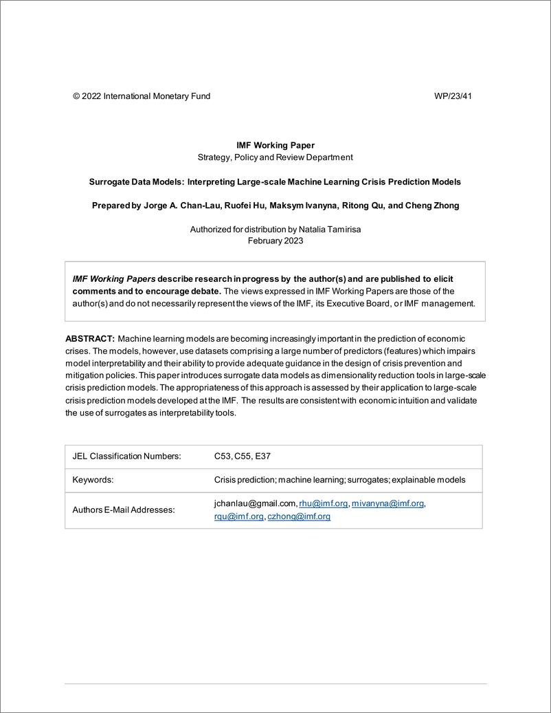 《IMF-替代数据模型：解释大规模机器学习危机预测模型（英）-2023.2-31页》 - 第3页预览图