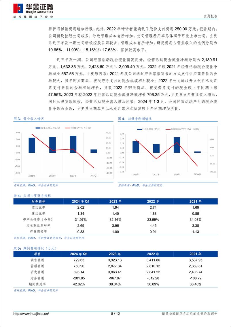 《集智转债(123245.SZ)申购分析：全自动平衡机高新企业-240814-华金证券-12页》 - 第8页预览图