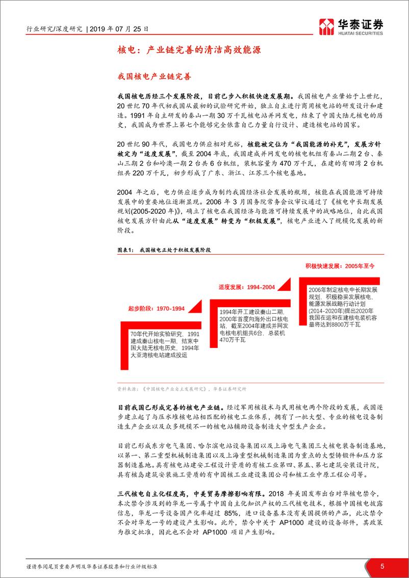 《公用事业行业深度研究：红日初升的核电行业，高效清洁的核心资产-20190725-华泰证券-31页》 - 第6页预览图