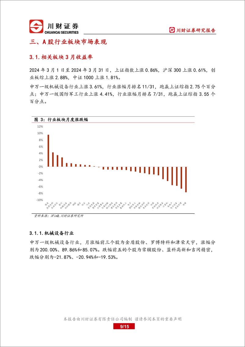 《科技制造行业2024年第二季度投资策略：二季度继续重点把握顺周期改善逻辑-240401-川财证券-15页》 - 第8页预览图