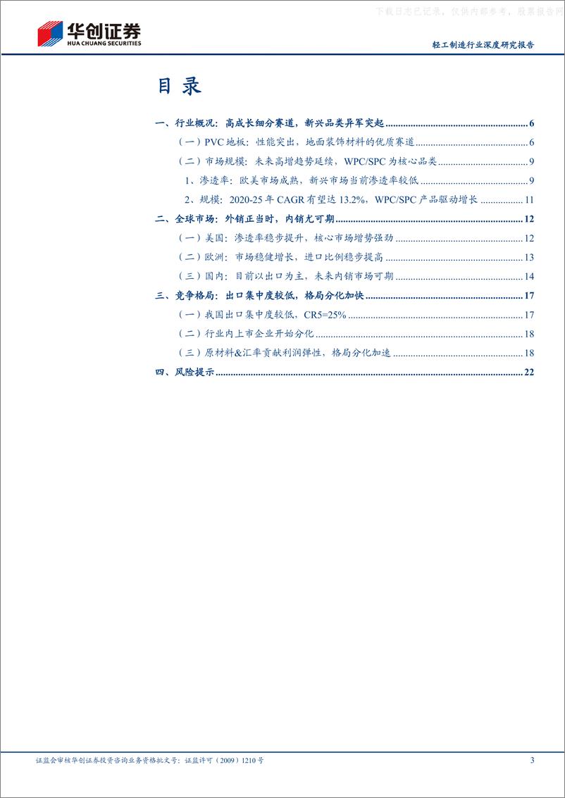 《华创证券-轻工制造行业深度研究报告：PVC地板，出口正当时，内销尤可期-230530》 - 第3页预览图