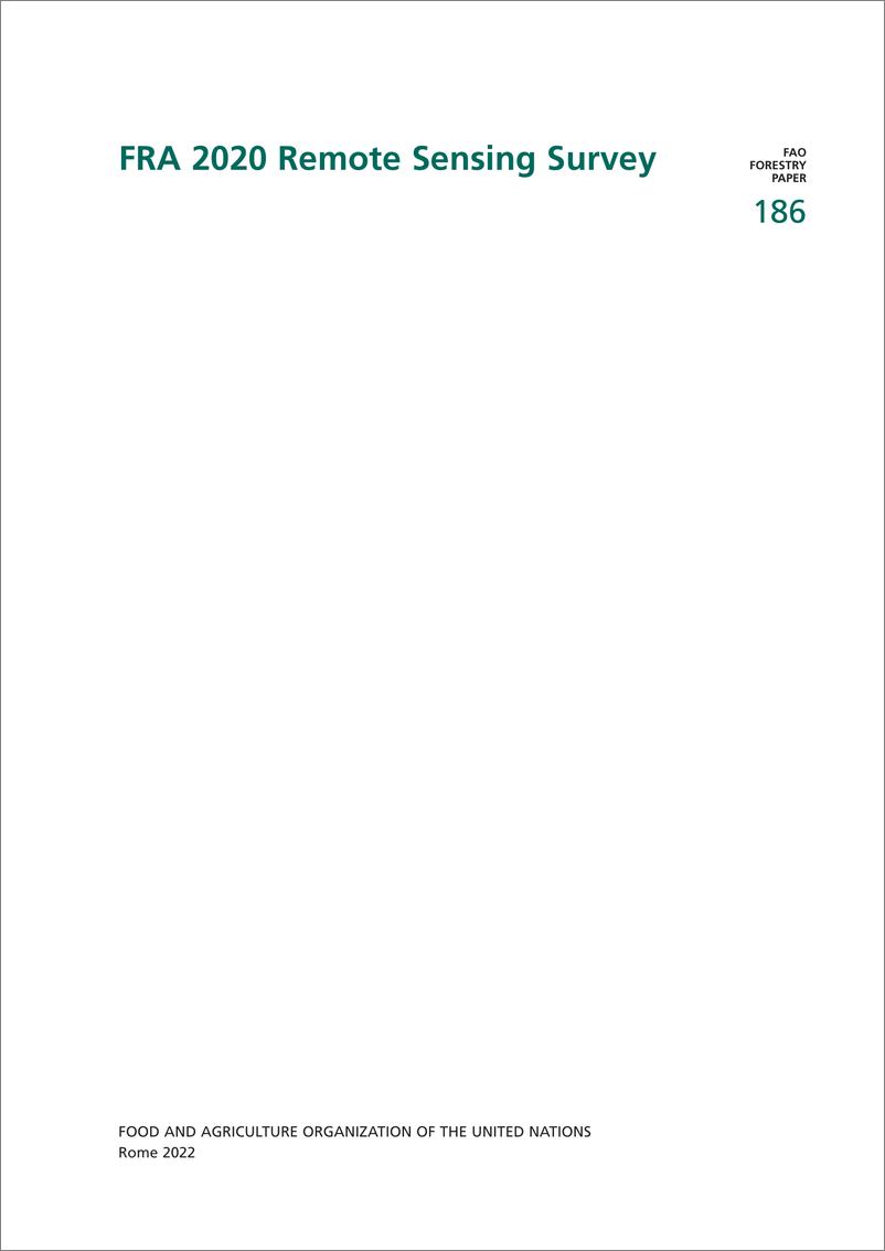 《全球森林资源评估遥感调查》（英文）-92页 - 第4页预览图