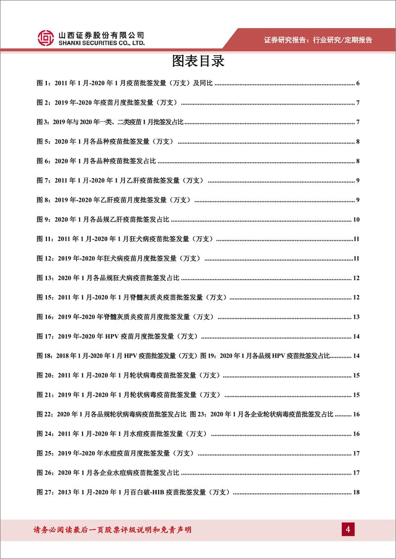 《医药生物行业1月疫苗批签发数据跟踪：春节假期影响批签发，建议关注生产及研发实力兼具的龙头企业-20200216-山西证券-25页》 - 第5页预览图