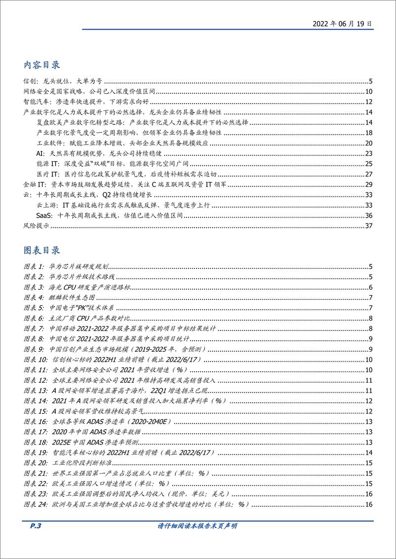 《计算机行业中报前瞻：景气底部向上，大安全与智车行业闪耀-20220619-国盛证券-38页》 - 第4页预览图