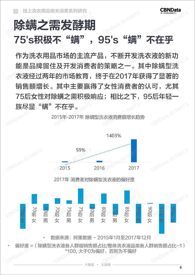 《2017线上洗衣用品相关消费系列研究》 - 第8页预览图