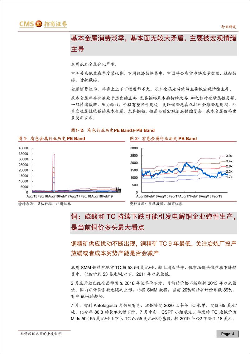 《有色金属行业有色基本金属深度周报：供应扰动持续出新，铜供给发酵不容忽视-20190811-招商证券-27页》 - 第5页预览图