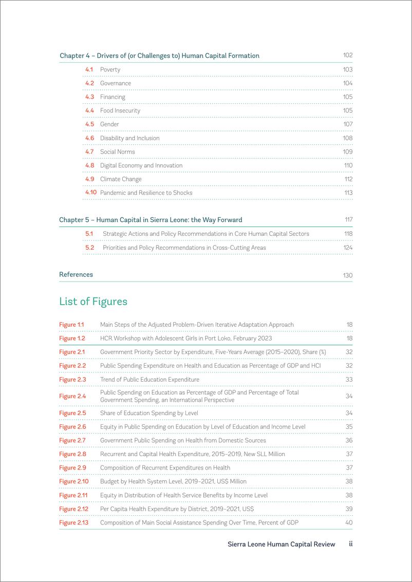 《世界银行-塞拉利昂人力资本审查：最大限度地发挥人力潜力促进复原力和包容性发展（英）-2024-149页》 - 第5页预览图