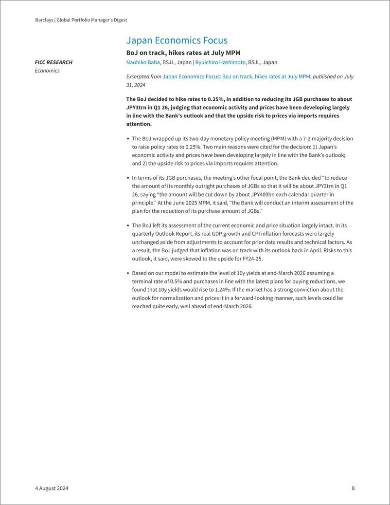 《Barclays_Global_Portfolio_Manager_s_Digest_Rates_in_Focus》 - 第8页预览图