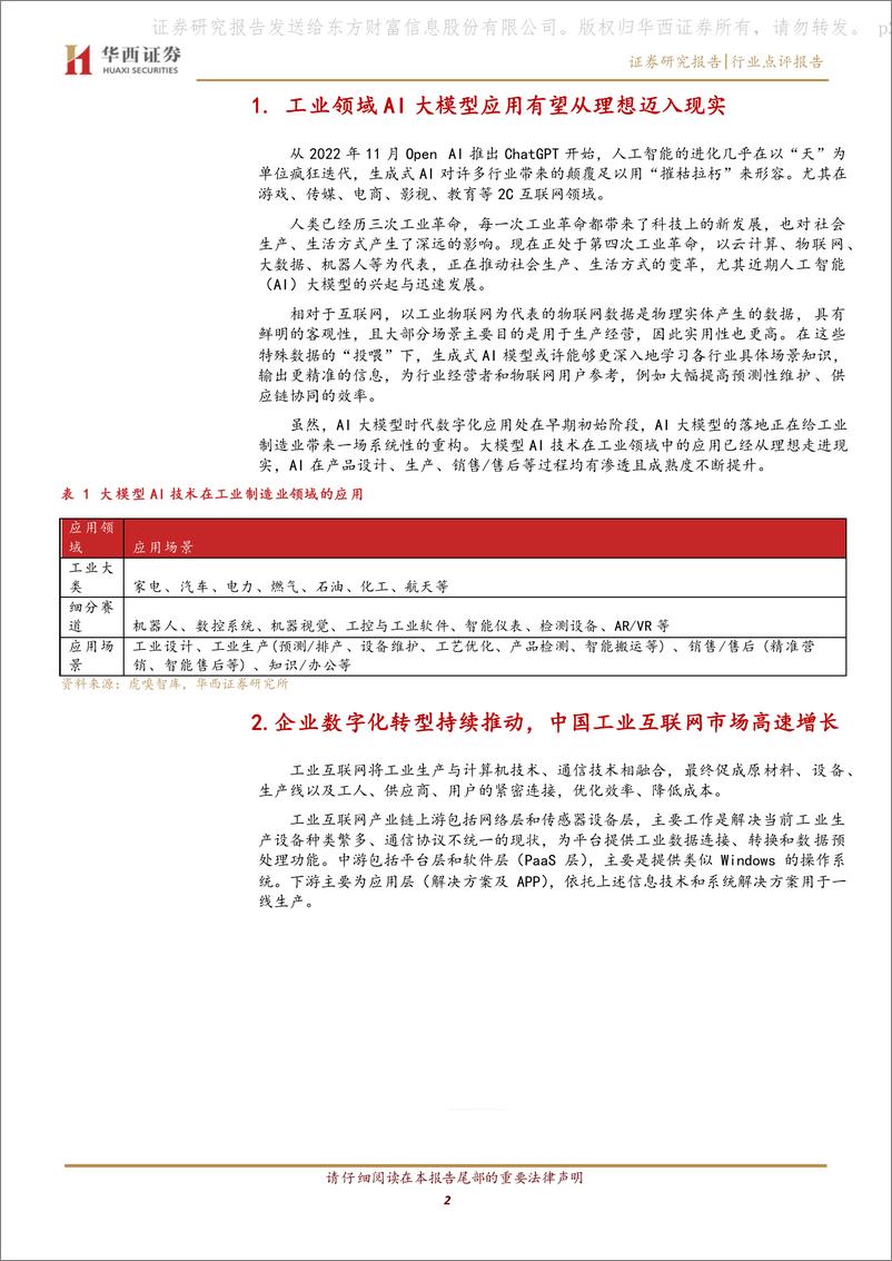 《20230625-AI大模型＋工业互联网推动工业变革》 - 第2页预览图