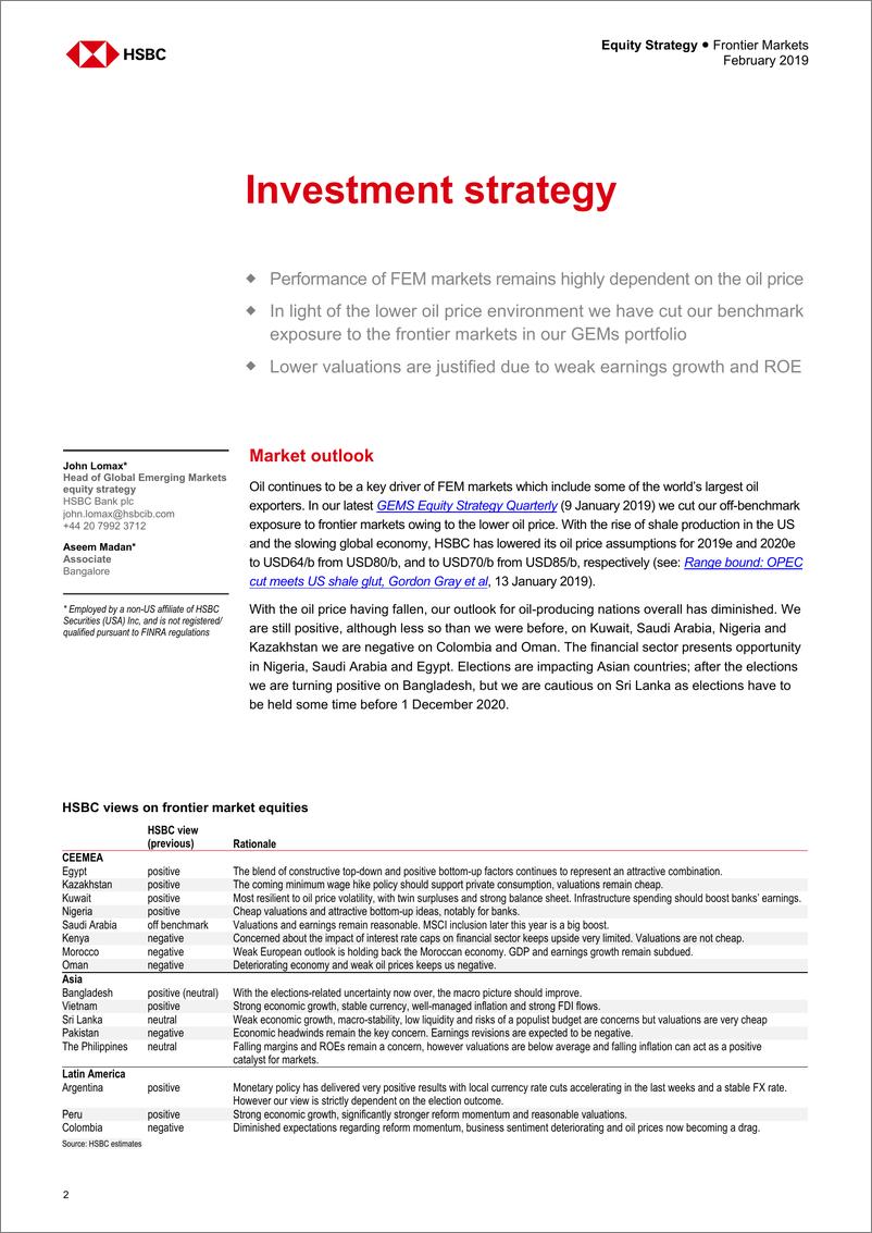 《汇丰银行-新兴市场-股票策略-新兴市场前沿股票策略-2019.2-66页》 - 第4页预览图