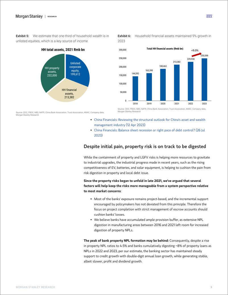 《Morgan Stanley-China Financials Policy shift has paid off earlier than exp...-107899136》 - 第5页预览图