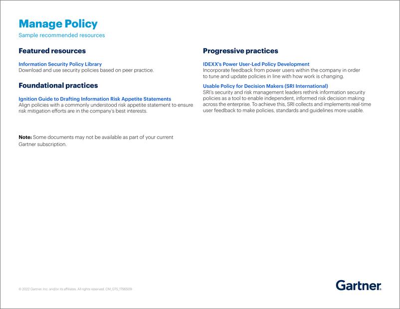 《Gartner IT安全和风险管理评分（英）-8页》 - 第8页预览图