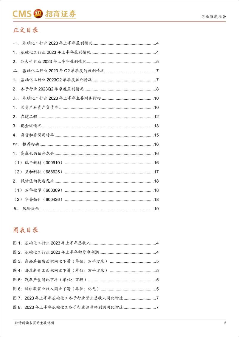 《基础化工行业2023年中报总结：行业需求疲弱，看好景气度边际改善-20230903-招商证券-21页》 - 第3页预览图