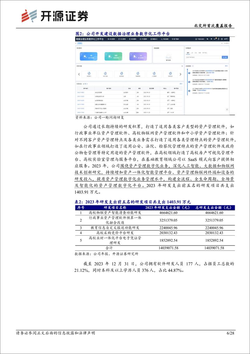 《国子软件(872953)北交所首次覆盖报告：数据资产管理服务商，物联网技术赋能资产管理智能化-240725-开源证券-28页》 - 第6页预览图