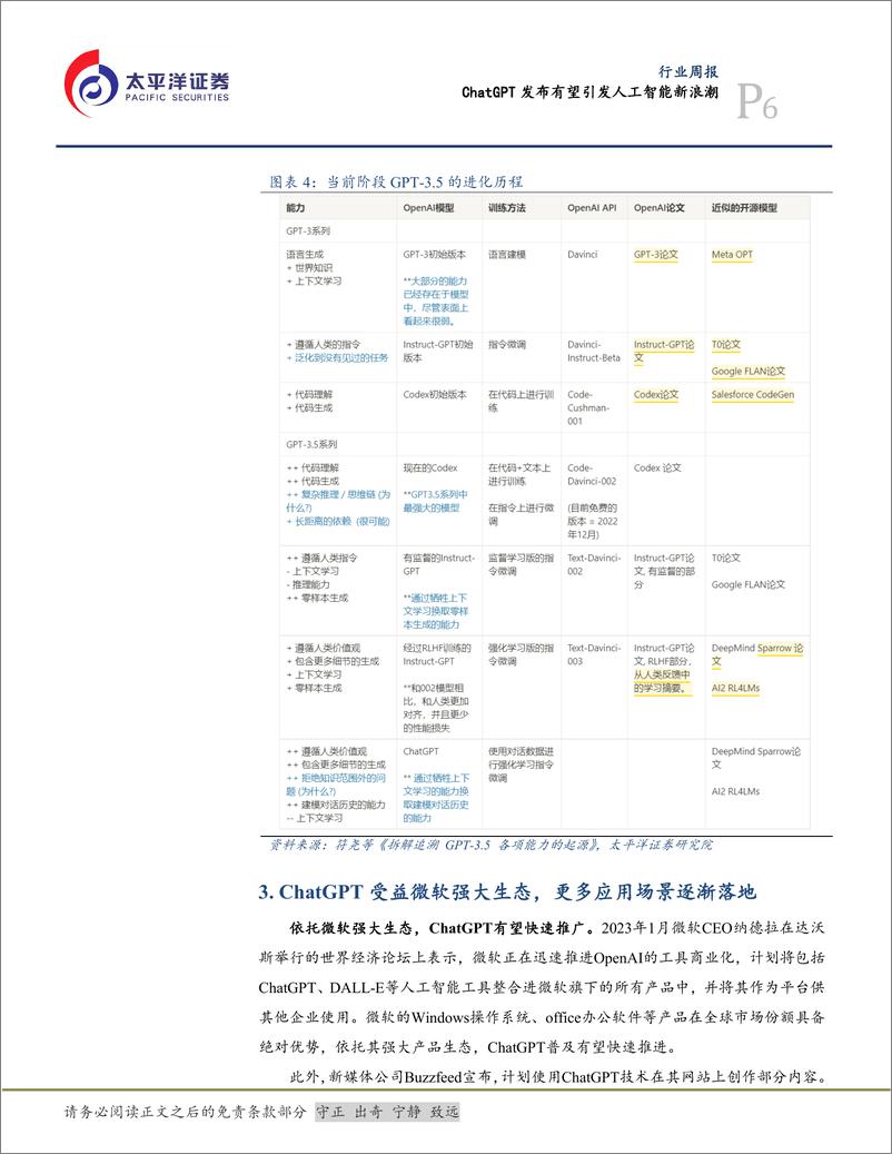 《计算机行业周报：ChatGPT发布有望引发人工智能新浪潮》 - 第6页预览图