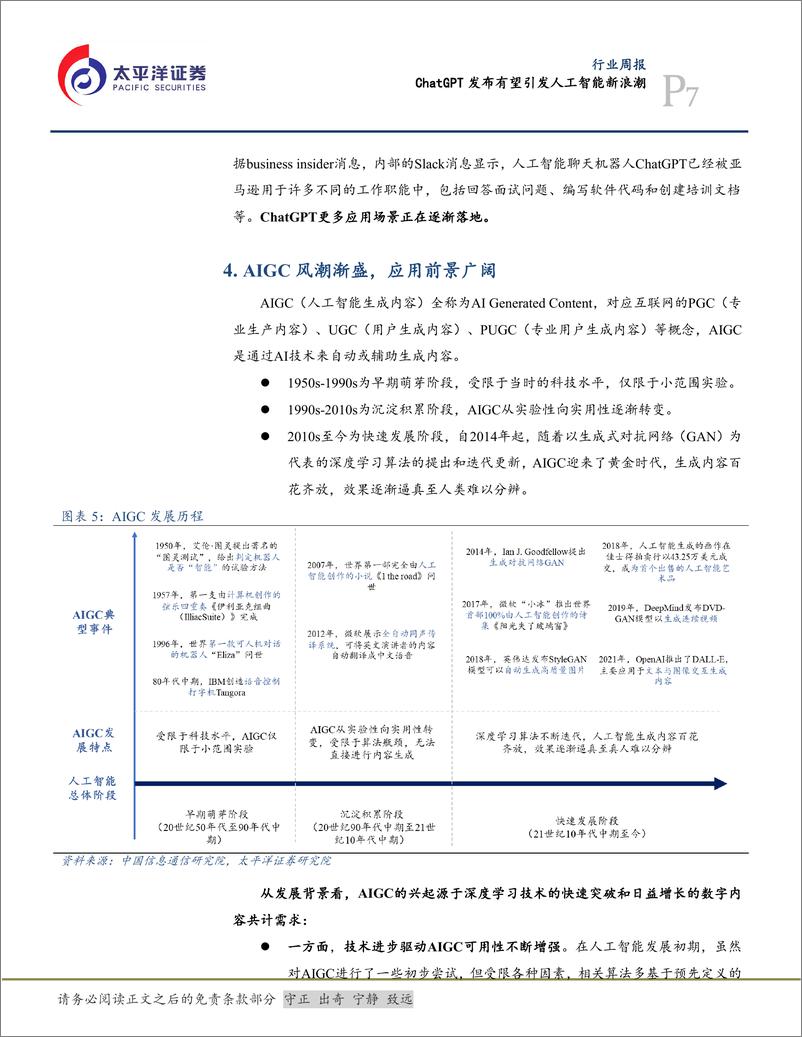 《计算机行业周报：ChatGPT发布有望引发人工智能新浪潮》 - 第7页预览图