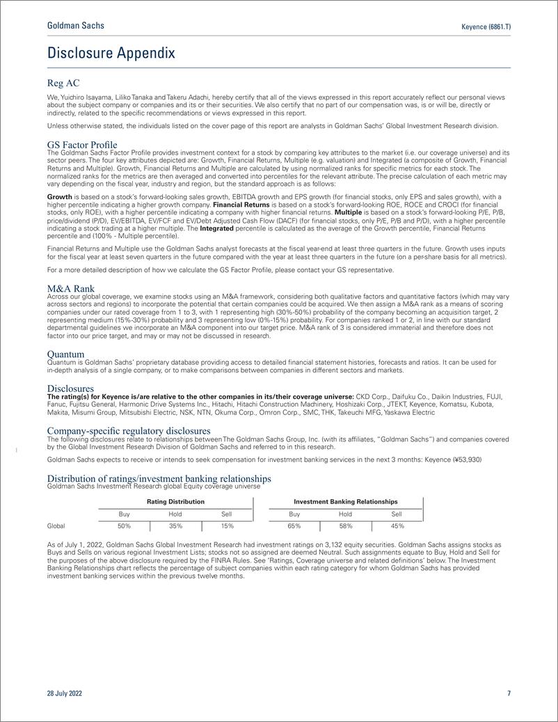 《Keyence (6861.T Earnings Revie 1Q in line in adjusted terms, taking China lockdowns into account; business structure rema...(1)》 - 第8页预览图