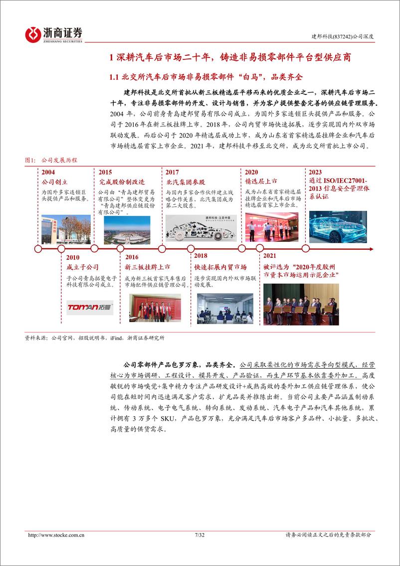 《建邦科技(837242)深度报告：研发为矛，供应链管理为盾，享国内外汽零后市场高景气-240809-浙商证券-32页》 - 第7页预览图